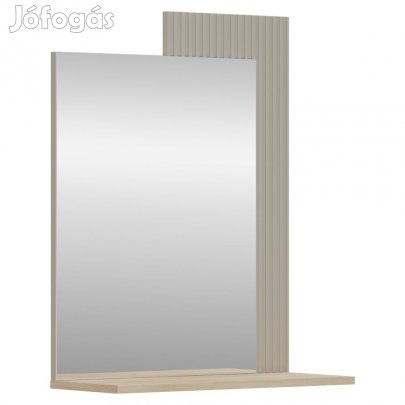 Tükör 65, szürkésbarna Taupe/silverjack tölgy, DOMCA