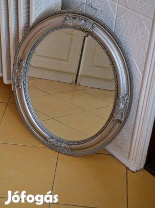 Tükör 72x162 ezüst - Ovális-63x53