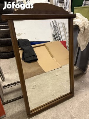 Tükör egyedi fa kerettel 117x76
