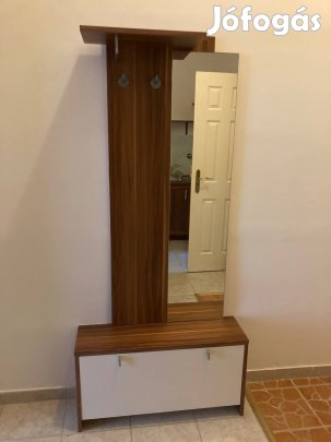 Tükrös előszoba fogas és cipőtartó