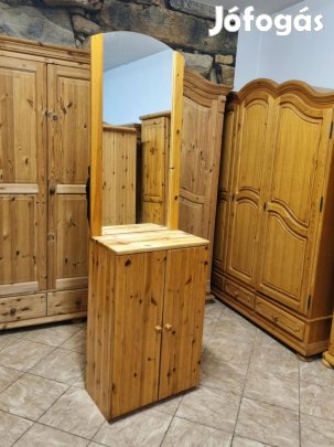 Tükrös fenyő komód 60x95x36/60x115