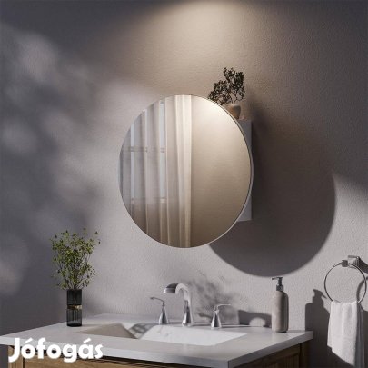 Tükrös fürdőszobai szekrény 50 × 50 × 17 cm,Vicco, fehér,Új