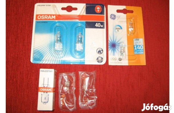 Tűlábas halogén izzók