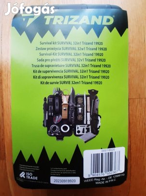 Túlélő készlet túrázáshoz vagy kempingezéshez 32 az 1-ben