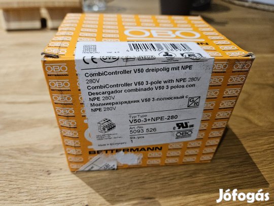 Túlfeszültség levezető V50 3P+Npe (1+2 típus)