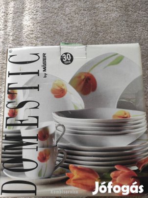 Tulipán mintás étkészlet