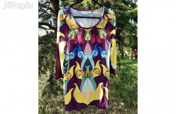 Tulipán mintás színes tunika 40-42-es
