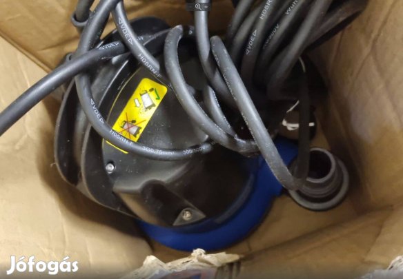 Túlmelegedés elleni védelemmel lapos szivattyú a teljes víztelenítésre