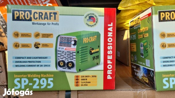 Túlterhelés elleni védelemmel erős MMA 295-ös inverteres hegesztőgép