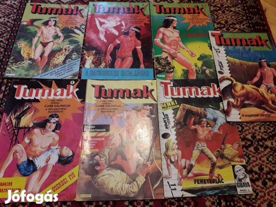 Tumak képregény - 7 db