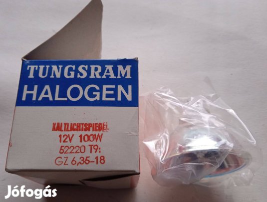 Tungsram 52220 (12V / 100W) halogén izzó, dobozában, bontatlan állapot