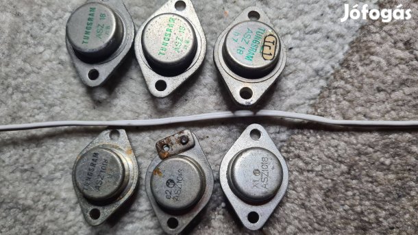 Tungsram germánium teljesítménytranzisztorok 9 db bontott