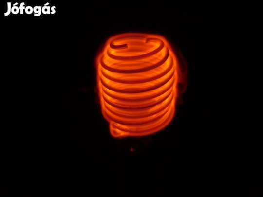 Tungsram méhkas (spirális) glimm ritka retro izzó