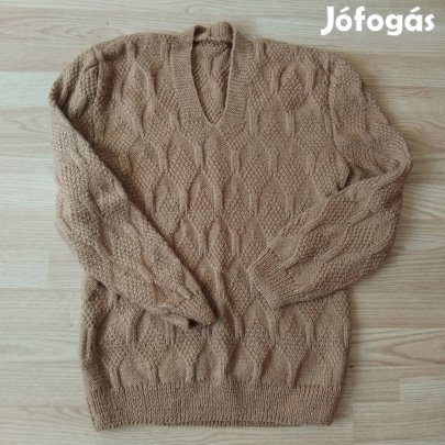 Tunika hosszú kötött pulóver L XL 