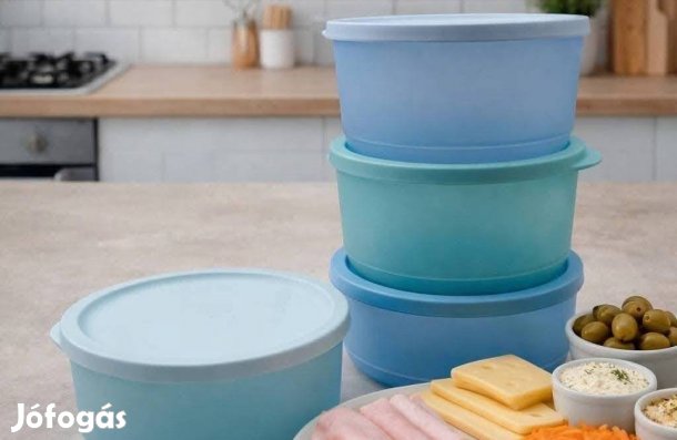 Tupperware Hűs kerek tál szett 530 ml Új