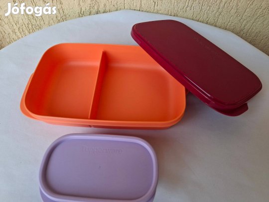 Tupperware Keskeny Osztott Ebédbox - betéttel
