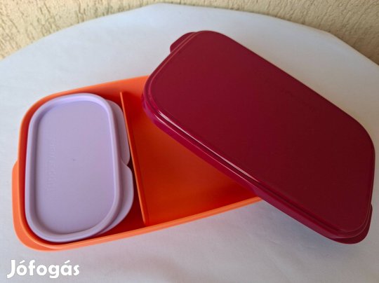 Tupperware Keskeny Osztott Ebédbox - betéttel