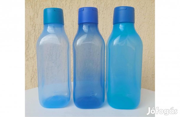 Tupperware Öko Palack 1 L kipattintható kupakkal szögletes