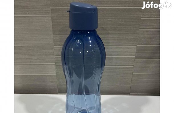 Tupperware Öko palack 1l kék sportkupakos Új