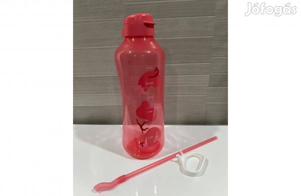 Tupperware Öko palack 2l pink mintás Új