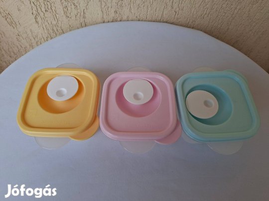 Tupperware Polytupper Mini Szögletes (3db 275 ml)