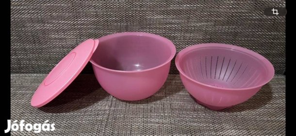 Tupperware Új Hullám tál és szűrő szett 4,3l Új