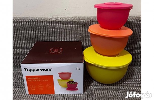Tupperware Új Hullám tál szett 3db Új, akciós
