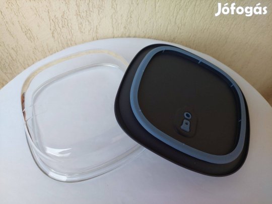 Tupperware Voila Glass szögletes 1,6 literes üvegedény