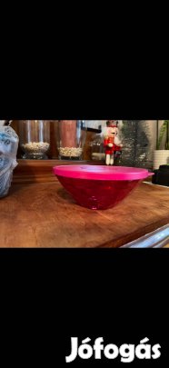 Tupperware csodaszép pink Prizma tál 500 ml Új