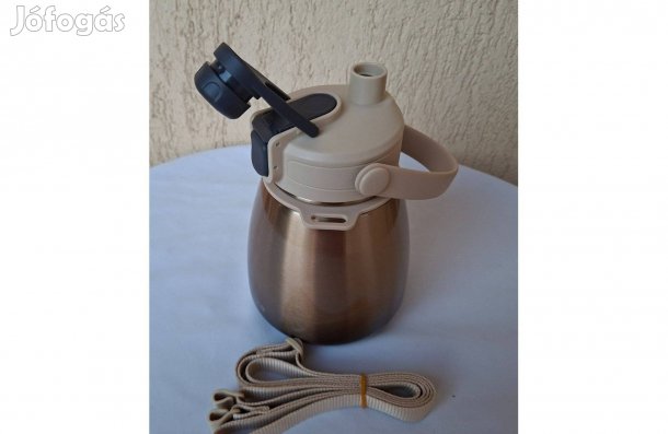 Tupperware fém termosz bronz 1 l