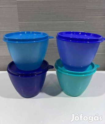 Tupperware kék fincsi retró tál szett 400 ml Új