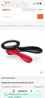 Tupperware konzervnyitó Új, akciós