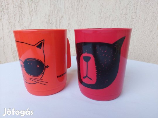 Tupperware kutya-macska bögre