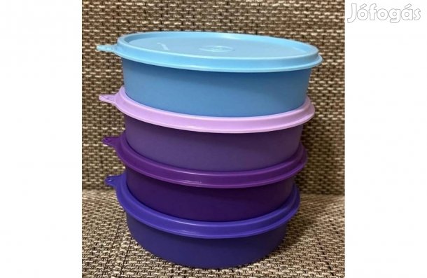 Tupperware lila Hűs kerek csodatároló szett 4x500 ml Új