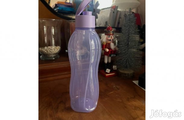 Tupperware lila Öko palack 1l sportkupakos Új
