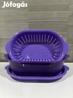 Tupperware lila ovális tálalómester 2l Új