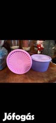 Tupperware lila-rózsaszín Napsugár tároló szett 1l Új