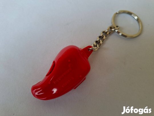 Tupperware paprika kulcstartó