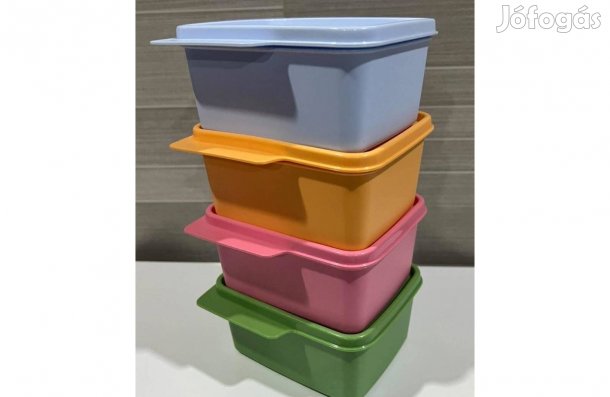Tupperware pasztell alaplépés tál szett 500 ml Új