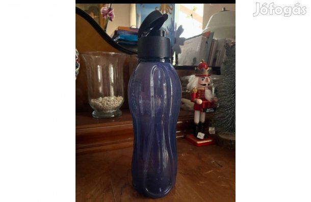Tupperware sötétkék Öko palack 1l sportkupakos Új