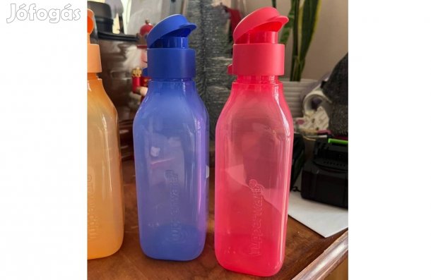 Tupperware szögletes Öko palack szett 500 ml Új, akciós