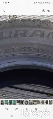 Turanza 205 55r16 nyári gumi 4 db