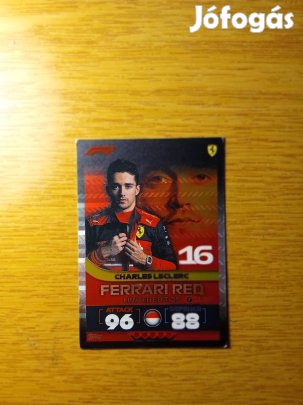 Turbo Attax 2023 formula 1 Charles Leclerc Ferrari red limited edition