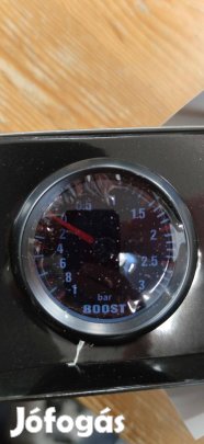 Turbónyomás mérő óra 3 BAR full Analog turbo ora Új