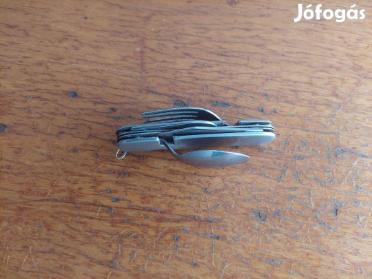 Turista evőkészlet kétrészes fém