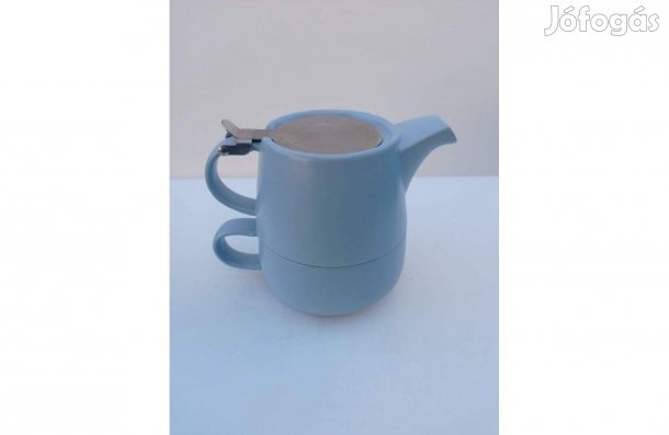 Türkiz kék Maxwell Williams porcelán teás szett