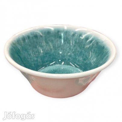 Türkiz márvány mintás - Melamin tál 0,335 literes