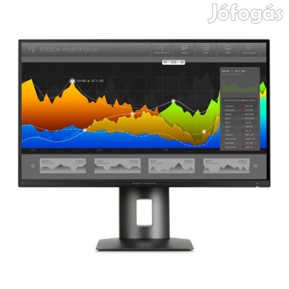 Tuti ajánlat! 27" HP Z27n IPS Qhd monitor, számla, gari