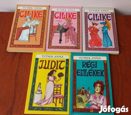 Tutsek Anna könyvcsomag / 6 db könyv