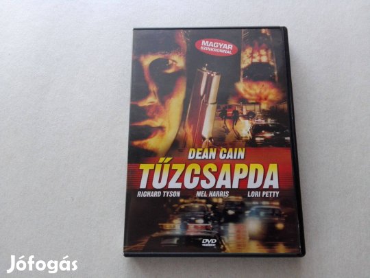 Tűzcsapda című új, eredeti, magyar nyelvű DVD film eladó !